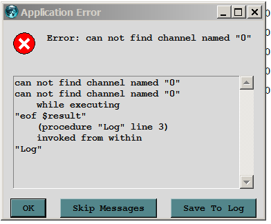 Error Message